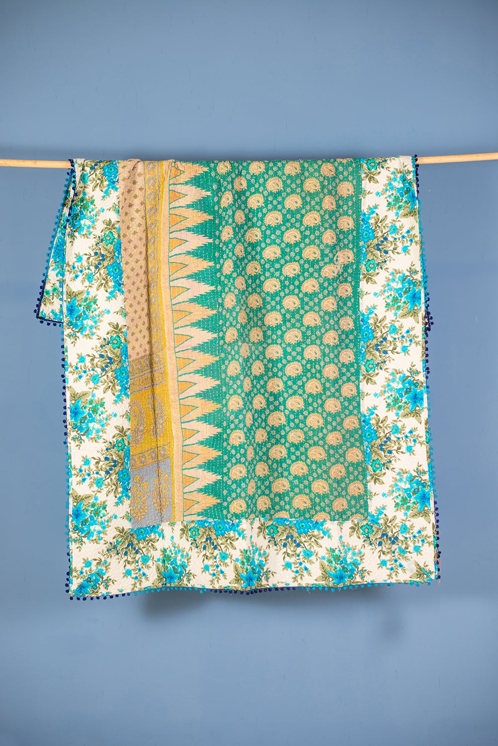 Fusion Kantha Quilt - 113