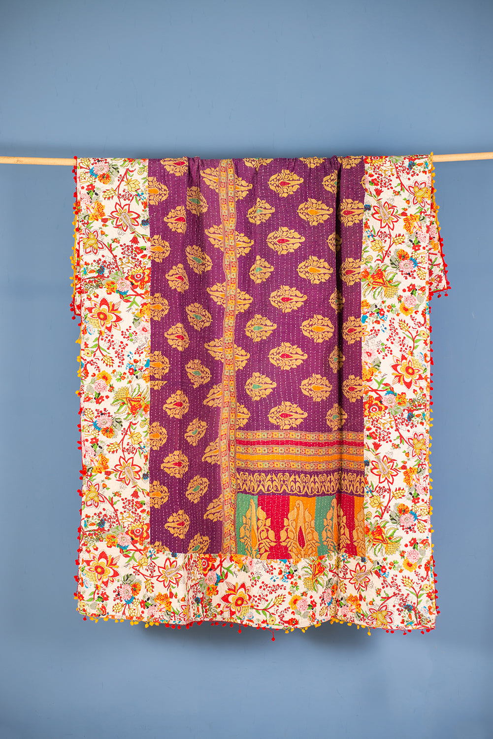 Fusion Kantha Quilt - 137