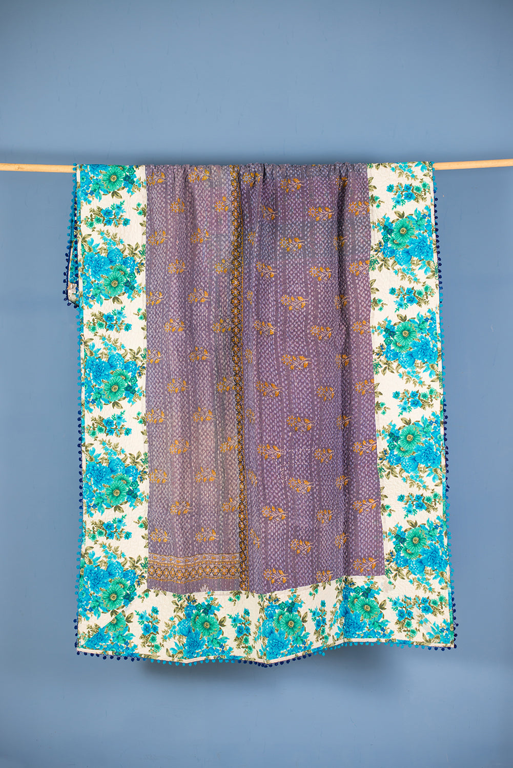 Fusion Kantha Quilt - 138