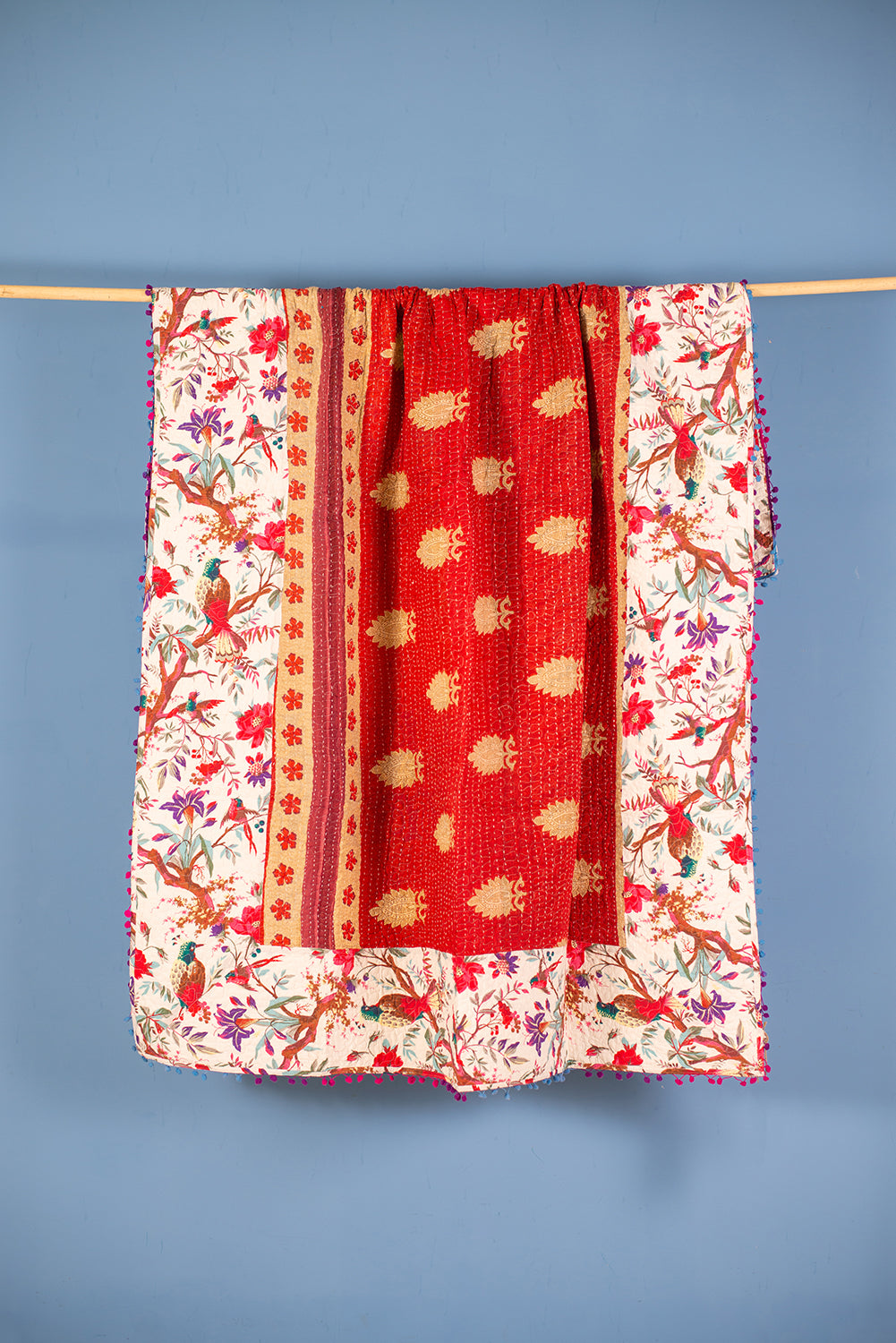 Fusion Kantha Quilt - 143