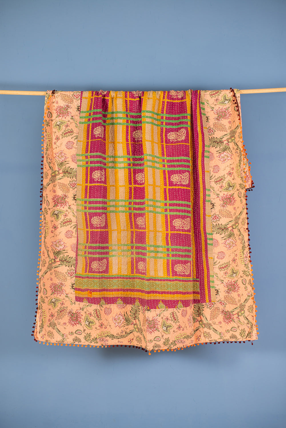 Fusion Kantha Quilt - 150