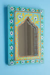 Hand Painted Vintage Arch Mirror (Re-worked) - 114