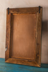 Green Carved Vintage Wall Mirror <p>W:60cm D:6cm H:92cm </p>