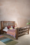 Grand Vintage Wooden Bed