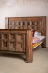 Grand Vintage Wooden Bed