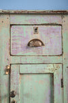 Pale Blue Vintage Wooden Writing Desk