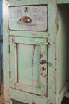 Pale Blue Vintage Wooden Writing Desk