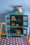 Light Blue Vintage Glazed Cabinet