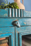 Light Blue Vintage Glazed Cabinet