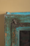 Teal Green Vintage Side Cupboard