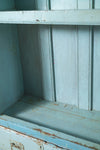 Blue Tones Vintage Wooden Cupboard