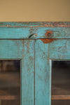 Duck Egg Blue Vintage Cabinet <p>W:72cm D:48cm H:126cm </p>