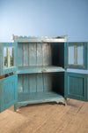 Pale Blue Vintage Cupboard <p>W:94cm D:44cm H:123cm </p>