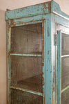 Vintage Blue Jali Cupboard <p>W:125cm D:44cm H:184cm </p>