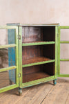 Blue & Green Vintage Cabinet <p>W:72cm D:51cm H:112cm </p>