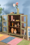 Light Green Vintage Cabinet <p>W:97cm D:31cm H:127cm </p>