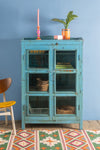 Light Blue Vintage Cabinet <p>W:95cm D:47cm H:143cm </p>