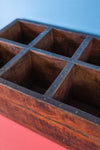 Wooden Vintage Tray with Compartments - 06