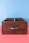 Wooden Vintage Tray with Compartments - 06