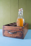 Wooden Vintage Tray with Compartments - 07