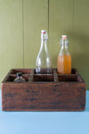 Wooden Vintage Tray with Compartments - 07