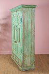 Peppermint Green Vintage Almirah <p>W:107cm D:41cm H:165cm </p>