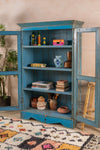 Blue Vintage Cabinet <p>W:107cm D:44cm H:168cm </p>