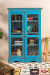 Blue Vintage Cabinet <p>W:107cm D:44cm H:168cm </p>