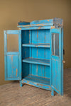 Vintage Blue Cabinet <p>W:75cm D:40cm H:127cm </p>