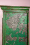 Vintage Green Glazed Cupboard <p>W:100cm D:40cm H:155cm </p>