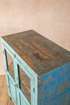 Light Blue Vintage Cabinet <p>W:81cm D:45cm H:110cm </p>