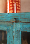 Light Blue Vintage Cabinet <p>W:81cm D:45cm H:110cm </p>