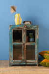 Vintage Blue Wooden Cabinet <p>W:67cm D:43cm H:98cm </p>