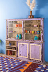 Lilac Vintage Storage Unit <p>W:158cm D:25cm H:153cm </p>