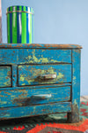 Vintage Blue Drawer Unit <p>W:57cm D:43cm H:34cm </p>