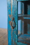 Vintage Blue Side Cabinet <p>W:64cm D:37cm H:73cm </p>