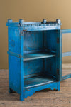 Bright Blue Vintage Side Cabinet <p>W:56cm D:30cm H:85cm </p>