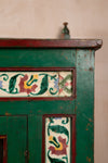 Green Vintage Sideboard with Tiles <p>W:170cm D:52cm H:127cm </p>