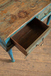 Vintage Blue Hallway Table <p>W:94cm D:54cm H:78cm </p>