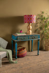 Vintage Blue Hallway Table <p>W:94cm D:54cm H:78cm </p>