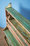 Vintage Pink & Green Shelving Unit <p>W:88cm D:32cm H:121cm </p>