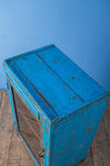 Vintage Blue Side Cabinet <p>W:50cm D:34cm H:72cm </p>