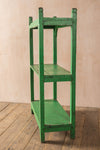 Green Vintage Baker Shelves <p>W:76cm D:32cm H:110cm </p>