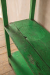 Green Vintage Baker Shelves <p>W:76cm D:32cm H:110cm </p>