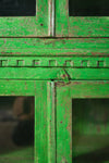 Vintage Green Two-Part Cabinet <p>W:82cm D:40cm H:161cm </p>