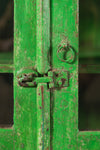 Vintage Green Two-Part Cabinet <p>W:82cm D:40cm H:161cm </p>