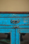 Vintage Blue Side Cabinet <p>W:64cm D:40cm H:69cm </p>