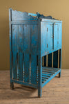 Vintage Blue Cupboard with Shelf <p>W:96.5cm D:55cm H:131cm </p>