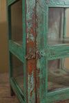 Vintage Teal Green Side Cabinet <p>W:53cm D:41cm H:83cm </p>