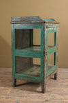 Vintage Teal Green Side Cabinet <p>W:53cm D:41cm H:83cm </p>